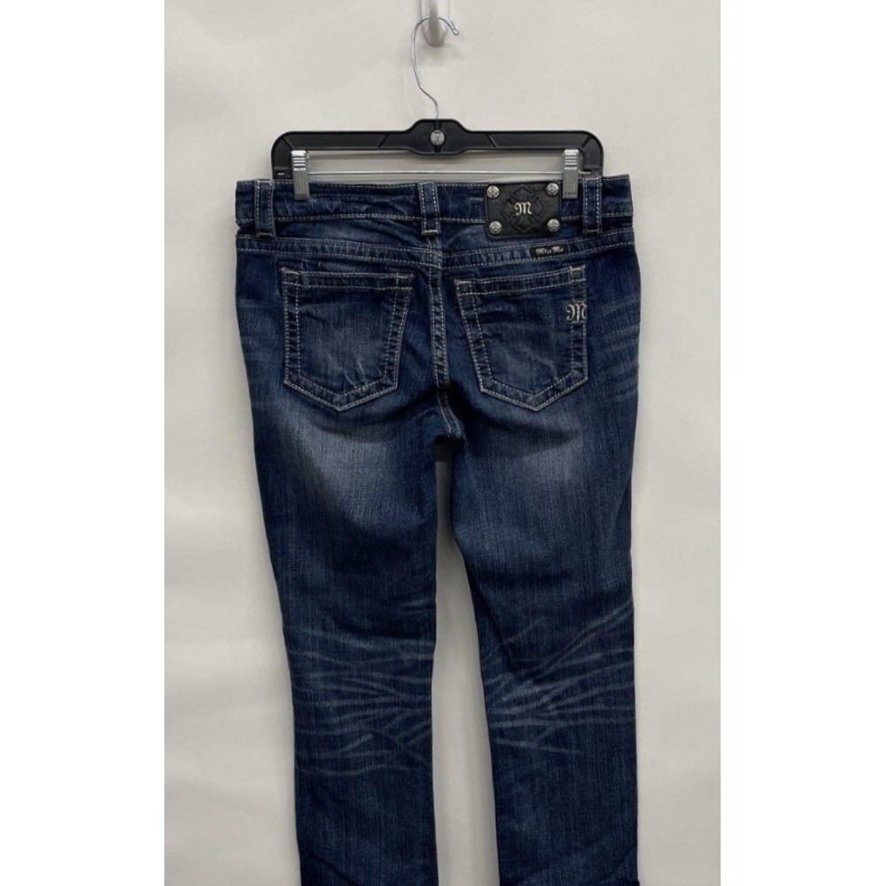 Miss Me Womens Boyfriend Capri Jeans Dark Wash Size 28 JB5151P57 MK 310